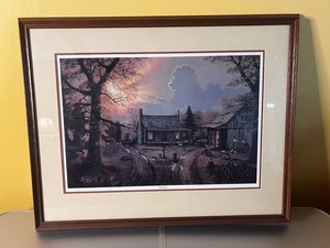 Framed Signed Art Print - Jesse Barnes the Simple Life 4372000