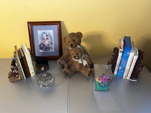 Two Pairs of Teddy Bear Decorative Bookends & Inspirational Books Mixed Lot