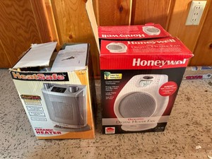 Space Heater Mixed Lot - Honeywell & HeatSafe Ceramic Heaters