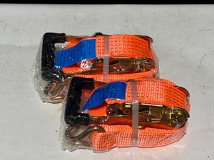 NEW 2 x 27 5-Ton Ratchet Tie Down Straps