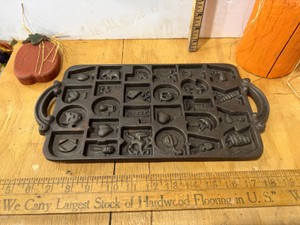 Cast Iron Cookie Mold