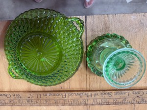 Green Depression Glass