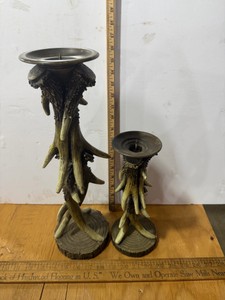 Deer Antler Candle Sticks