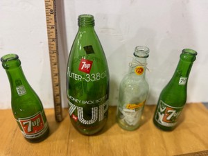 4 Old pop bottles