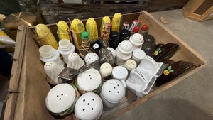 Box of Salt and Pepper Shakers