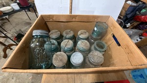 Box of old Jars