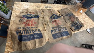 Old Burlap Sacks