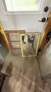 2 windows and a mirror