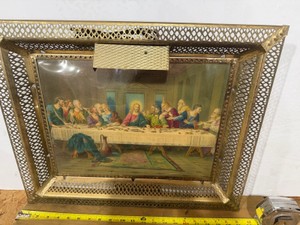 Lighted Last Supper Picture