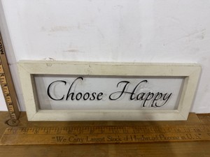 Choose Happy framed