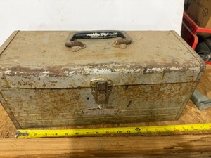 Old toolfishing boxes