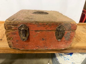 Old Wood Box and bits