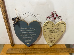 Wood Hearts