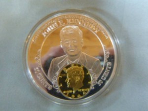 John F. Kennedy 50 Cents Commemorative Coin