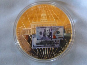 Benjamin Franklin 100 Banknote Commemorative Coin