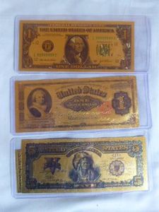 3 Gold Foiled Commemorative Banknotes