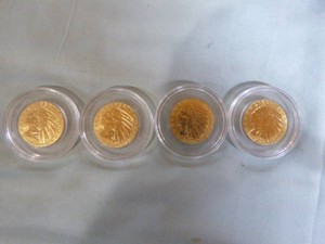 4 1929 5 Dollar Coins