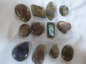 12 Labradorite Cabochons