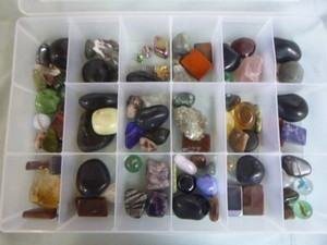 Tray of Tumbled Stones