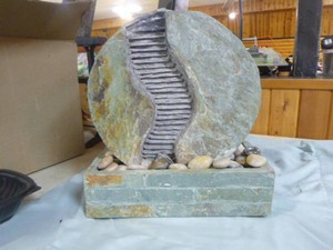 Rustic Tiered Waterfall Fountain