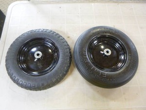 Two Wheelbarrow Tires