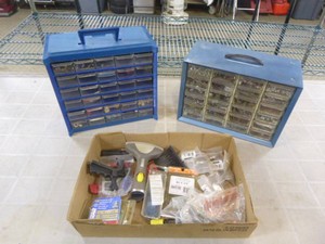 2 Parts Bins with Contents