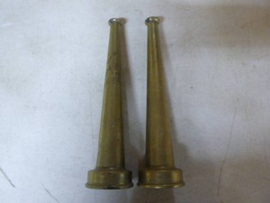 2 Vintage Fire Hose Nozzles