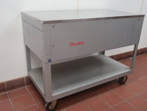 NSF AEROHOT STAINLESS ROLLING COUNTER