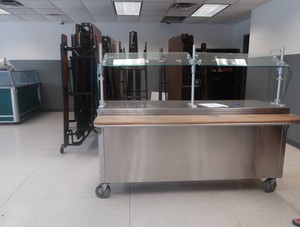 NSF STAINLESS SERVING COUNTER