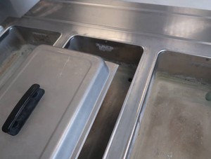 NSF STAINLESS HEATED FOOD SERVING STATION