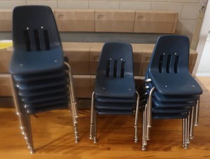 16 SMALL CHILD CHAIRS