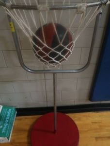 BASKETBALL HOOP WITHOUT BACKBOARD  BASKETBALL