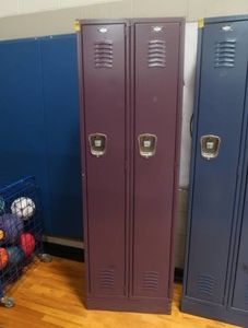 2 PURPLE LOCKERS