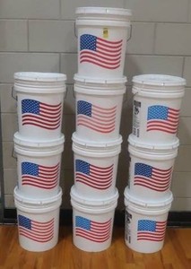 10 5 GALLON BUCKETS FULL OF ASSORTEDMYSTERY ITEMS