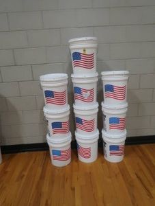 10 5 GALLON BUCKETS FULL OF ASSORTEDMYSTERY ITEMS