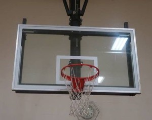 1 REGULATION SIZED HOOP AND BACKBOARD