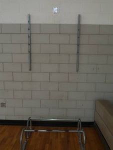 CHIN UP BARS AND WALL BRACKETS