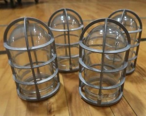 4 INDUSTRIAL LIGHT FIXTURES