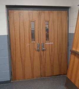 2 GYM DOORS
