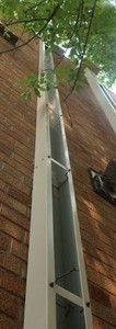 LARGE TUBING AND OPEN DRAINAGE PIPE