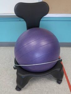 GAIAM BALANCE BALL CHAIR