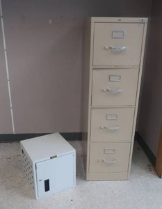 FILE CABINET AND SAFE