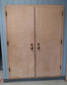 SOLID WOOD BUILT IN CABINET
