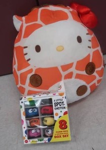JUMBO PLUSHY & NEW BOX OF SPOT EMOTIONS
