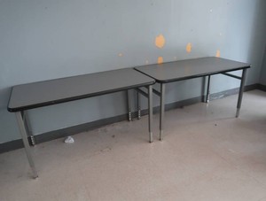 2 NICE HEIGHT ADJUSTABLE TABLES