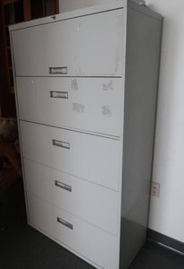 5 DRAWER FILE CABINET