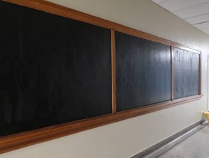 ANTIQUE FRAMED BULLETIN BOARD