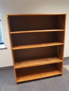 MEDIUM WOODEN BOOKSHELF