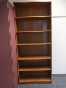 WOODEN BOOKSHELF