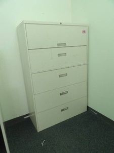 5 DRAWER METAL FILE CABINET